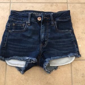 american eagle high waisted shorts